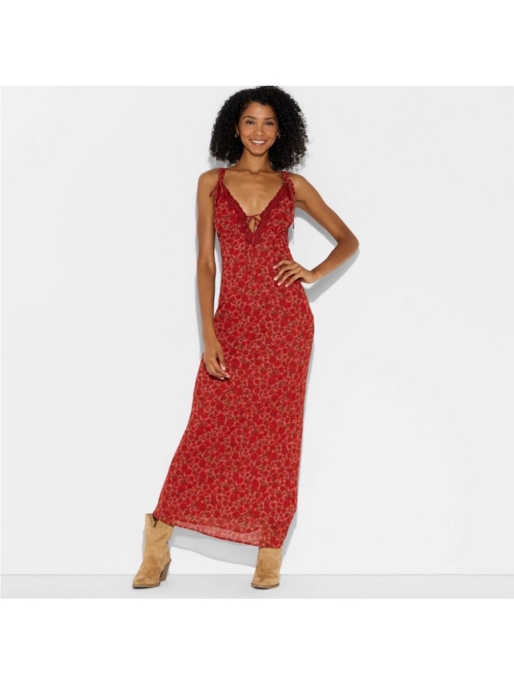 For love and lemons inspired rose dress